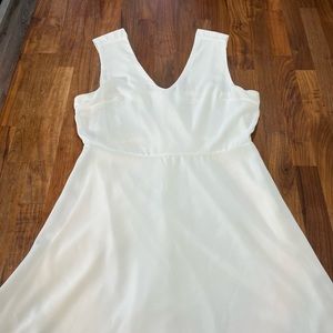 V neck A- line dress